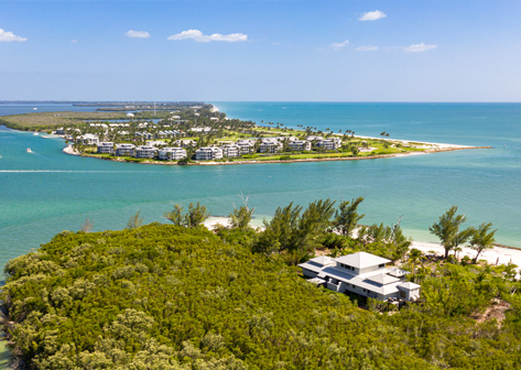 Aerial View of Sanibel