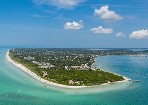 Aerial View of Sanibel Island